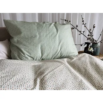 Povlečení Bavlněné povlečení oblouk/tečky barevné - 200x200 + 2x 70x90 cm