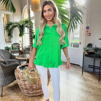 Dámské tričko Tričko AX Paris Green 1103491 8 (XS)