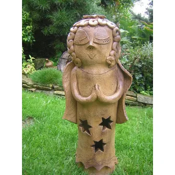 Květináč Kameninová postavička anděla