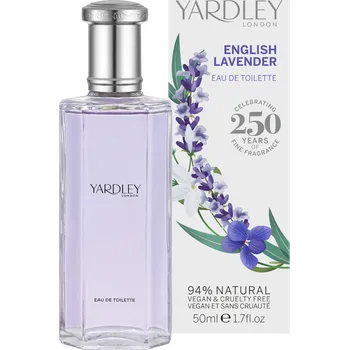 Dámský parfém Yardley Anglická levandule Dámská toaletní voda Objem: 50 ml s tradiční, květinovou vůní