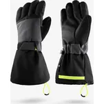 WEDZE Dětské lyžařské rukavice hřejivé 6–14 let Ski 500 Long 8 LET ČERNÁ|ŠEDÁ