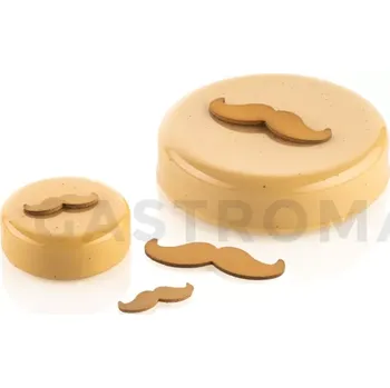 Kuchyňská sůl Silikonová forma na čokoládové ozdoby, knírek | SILIKOMART, Mats Professional