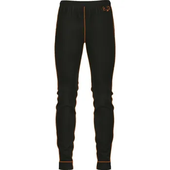 Dětské termo spodky Dětské funkční spodky ROBORYBA černá Bamboo Heavy - Oranžová neon / 100