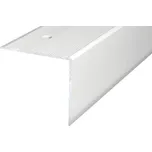 Schodový šroubovací profil stříbrný 45 x 40 mm, 2,5 m