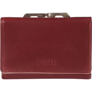 SEGALI Dámská kožená peněženka SG-2870 vínová
