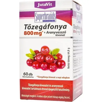 Přírodní produkt JutaVit Cranberry 800 mg + Goldenrod Extract (60 Tableta)
