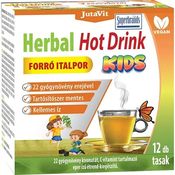 JutaVit Herbal Hot Drink Kids Instant Powder Drink (12 tasak, Jahoda)