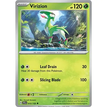 Sběratelská karetní hra Virizion 015/159 - Journey Together Typ karty: Non-Holo