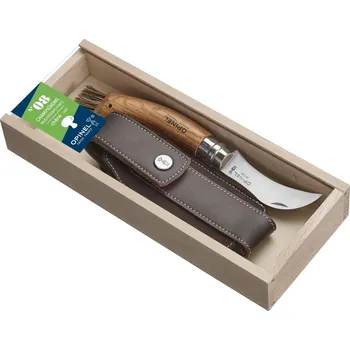 Opinel VRI N°08 001327 Houbařský + Pouzdro a drevěná krabička
