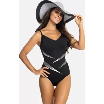 Dámské plavky F31/651 - jednodílné plavky Feba, 3XL, černá