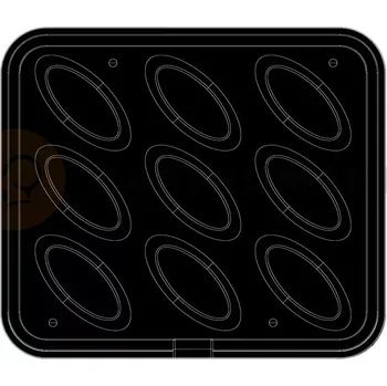 Výrobník cukrové vaty Sada dvou forem na tarteletky, větrníky apod. | PAVONI, PIASTRA121