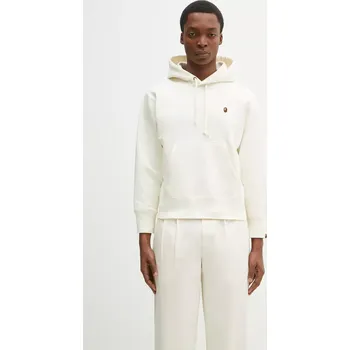 Pánská mikina Bavlněná mikina A Bathing Ape One Point Pullover, S, béžová, 01X