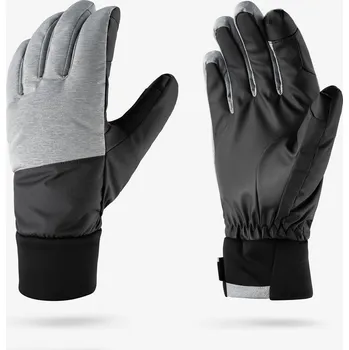 Rukavice WEDZE Lyžařské rukavice 100 pro dospělé L ČERNÁ|ŠEDÁ