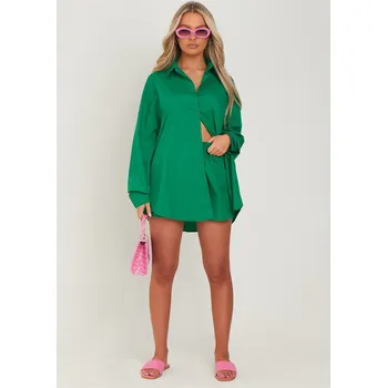 Dámská košile Košile Missy Empire Green 1093987 6 (2XS)