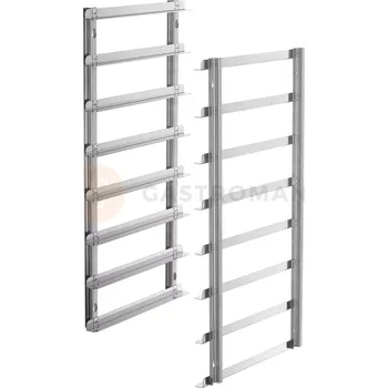 Chlazení Vodicí lišty 600x400 mm pro konvektomaty 10x GN1/1 GN Silversteam2 | BARTSCHER, SST2-10110