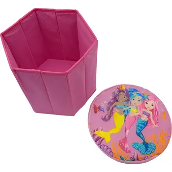 Úložný box na hračky s víkem Disney - Mořské panny