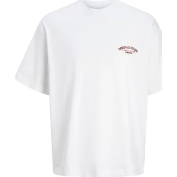 Oblečení a móda Tričko Jack and Jones Bright White 1103183 L