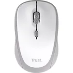TRUST Yvi+ Multi-Device/Kancelářská/Optická/1 600 DPI/USB+BT/Bílá