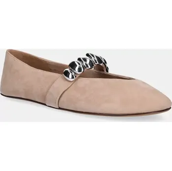 Dámské baleríny Kožené baleríny Aldo FIGGIS béžová barva, 13966732 80X, EUR 39