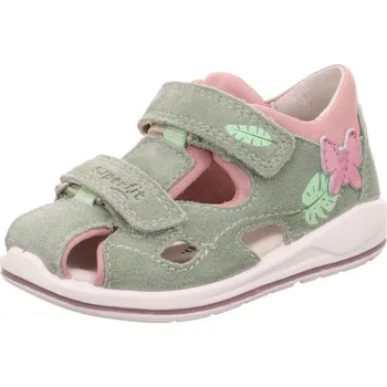 Dívčí sandály Dívčí sandály BOOMERANG Light Green/PinkPurple Superfit 1-000869-7500 světle zelená - 28