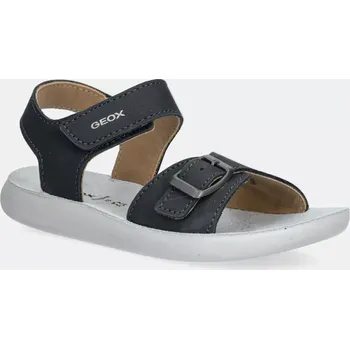 Dívčí obuv Dětské nubukové sandály Geox LIGHTFLOPPY J45GQD.00032.28.35 námořnická modř 59X, EUR 35