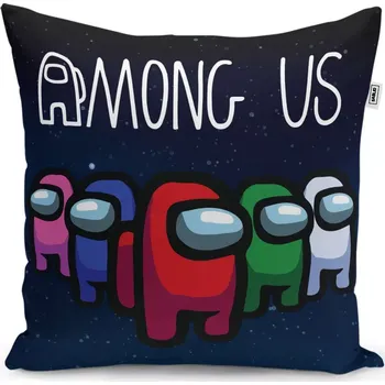 Polštář Dekorační polštář AMONG US ve vesmíru - Sablio - 40x40 cm