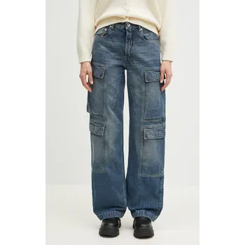 Džíny Rick Owens Double Cargo, 26, námořnická modř, 59X