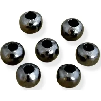 Materiál na výrobu šperku Kulička 4mm gunmetal - 20 ks