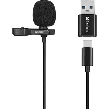 Mikrofon SANDBERG Streamer USB Microphone w/Clip