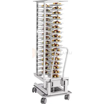 Servírovací stolek Přepravní vozík na talíře pro konvektomaty Gigasteam 20110DRS | BARTSCHER, Gigasteam 50T