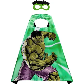 Karnevalový kostým Karnevalový plášť modrý a maska Marvel - Hulk