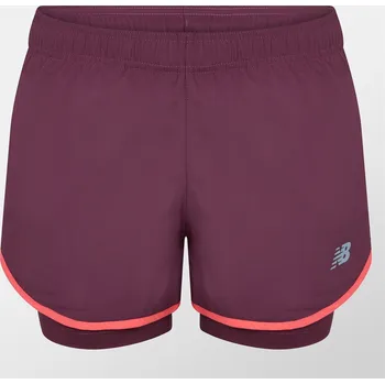 Dámské oblečení Kraťasy New Balance Mauve 1084002 10 (S)