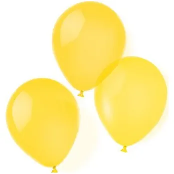 Balónek Sada 10ks žlutých latexových balónků (průměr 20cm)