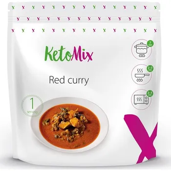 Hotové jídlo KETOMIX Kuřecí maso na červeném kari dietní hotové jídlo 250 g