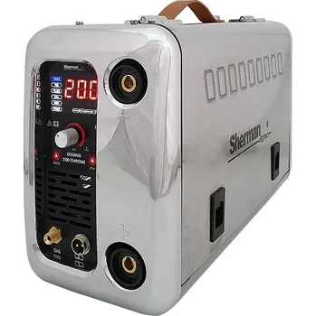 Svářečka Svářecí invertor MIG | Sherman 7813080 DIGIMIG 200 CHROME | 200A /60% | hořák 15/4m + kabely