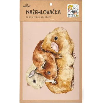 Textilní nažehlovací páska Lesní svět Nažehlovačka M 069 - Morče