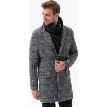 Pánský zimní kabát Pánský kabát Ombre Ombre šedá 1748933