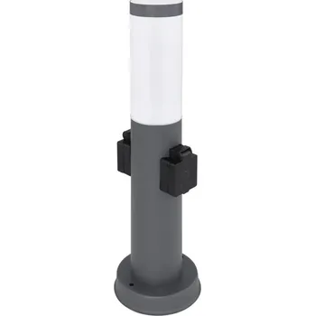 Venkovní osvětlení Globo 3158AK - Venkovní lampa s 2 zásuvkami BOSTON 1xE27/23W/230V IP44