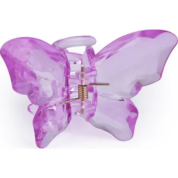 Skřipec do vlasů motýl Varianta: 3 fialová sv., Balení: 1 ks