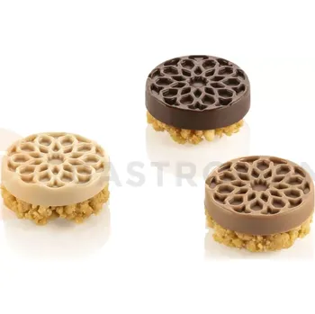 Kuchyňská sůl Silikonová forma na monoporce - Mauresque round | SILIKOMART, SiliconFlex PLUS