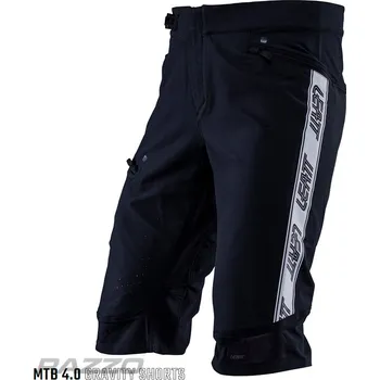 Cyklistické kalhoty Kraťasy na kolo Leatt MTB Gravity 4.0 Shorts Black 2025 32