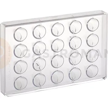 Čokoládová tyčinka Polykarbonátová forma na pralinky, 275x175 mm | MARTELLATO, Cornetto