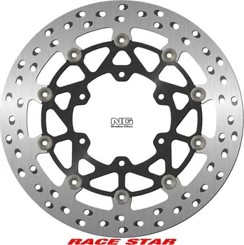 Brzda pro motocykl NG přední brzdový kotouč RACE STAR PREMIUM SUZUKI GSX-R 1000 '17-'22 (320X102X5MM) (6X8,25MM) plovoucí (ALU střed)