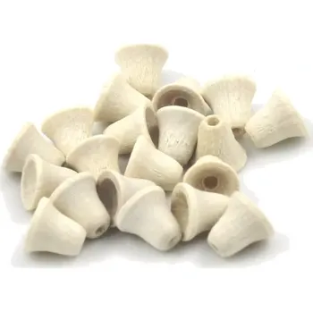 Korálek Korálky dřevěné krémové 8/8 – 20 ks