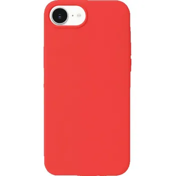 Pouzdro na mobilní telefon Silikonový kryt pro iPhone 16e - červený