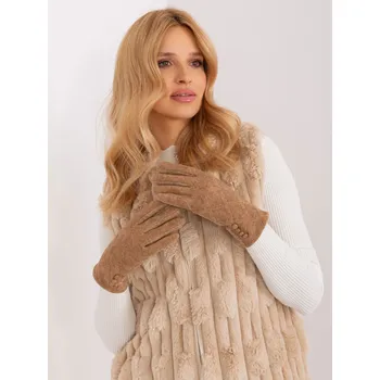 Rukavice Camel rukavice s knoflíčky AT-RK-239302.10X-camel Velikost: S/M