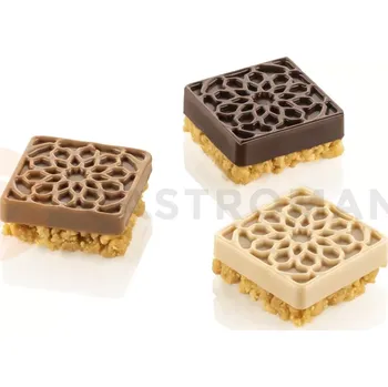 Kuchyňská sůl Silikonová forma na monoporce - Mauresque square | SILIKOMART, SiliconFlex PLUS