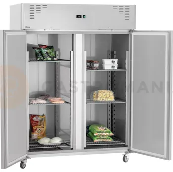 Mrazicí skříň dvoudvéřová GN2/1, 1350 l, nerezová ocel | BARTSCHER, TKGN2-212