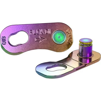 Sport spojka řetězu SRAM 12 speed, PowerLock Flattop Rainbow (1 ks na kartě)