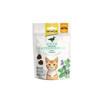 Pamlsek pro psa Gimcat Crunchy Snacks kachna s catnipem 50g
